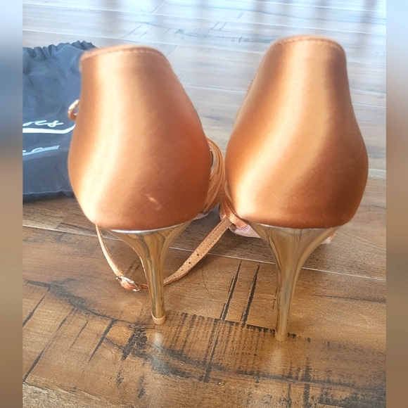 Womens Salsa Dance Shoes. Size 10, 4 inch heel. - Picture 3 of 8